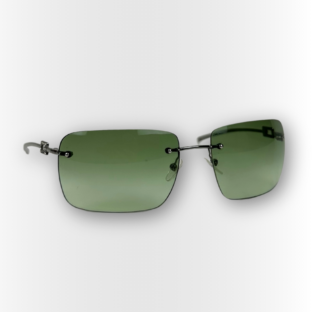 Y2K Gucci Green Sunglasses