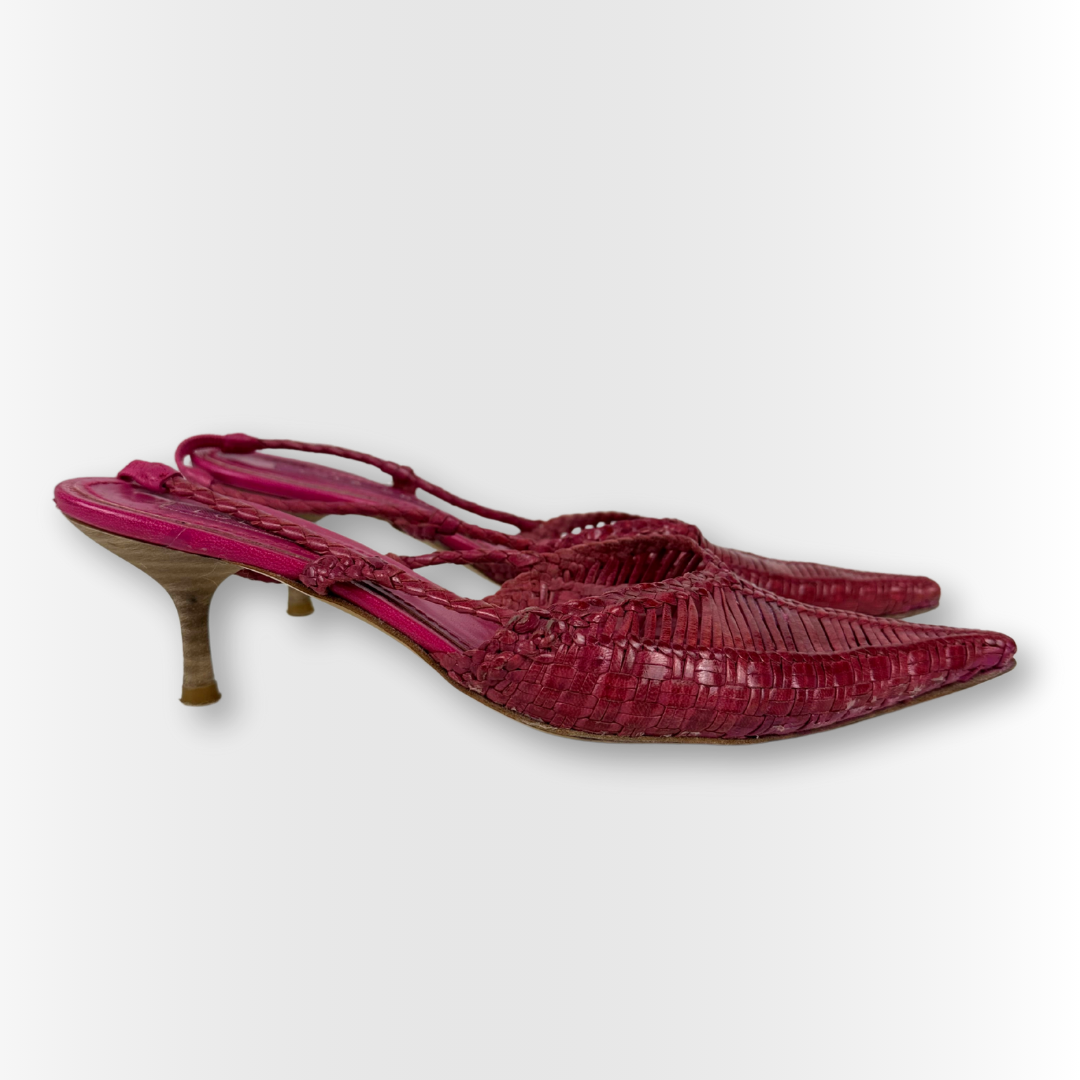 Cerise Kitten Heels