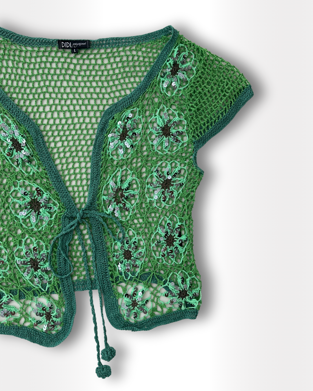 Green Sequin Bolero