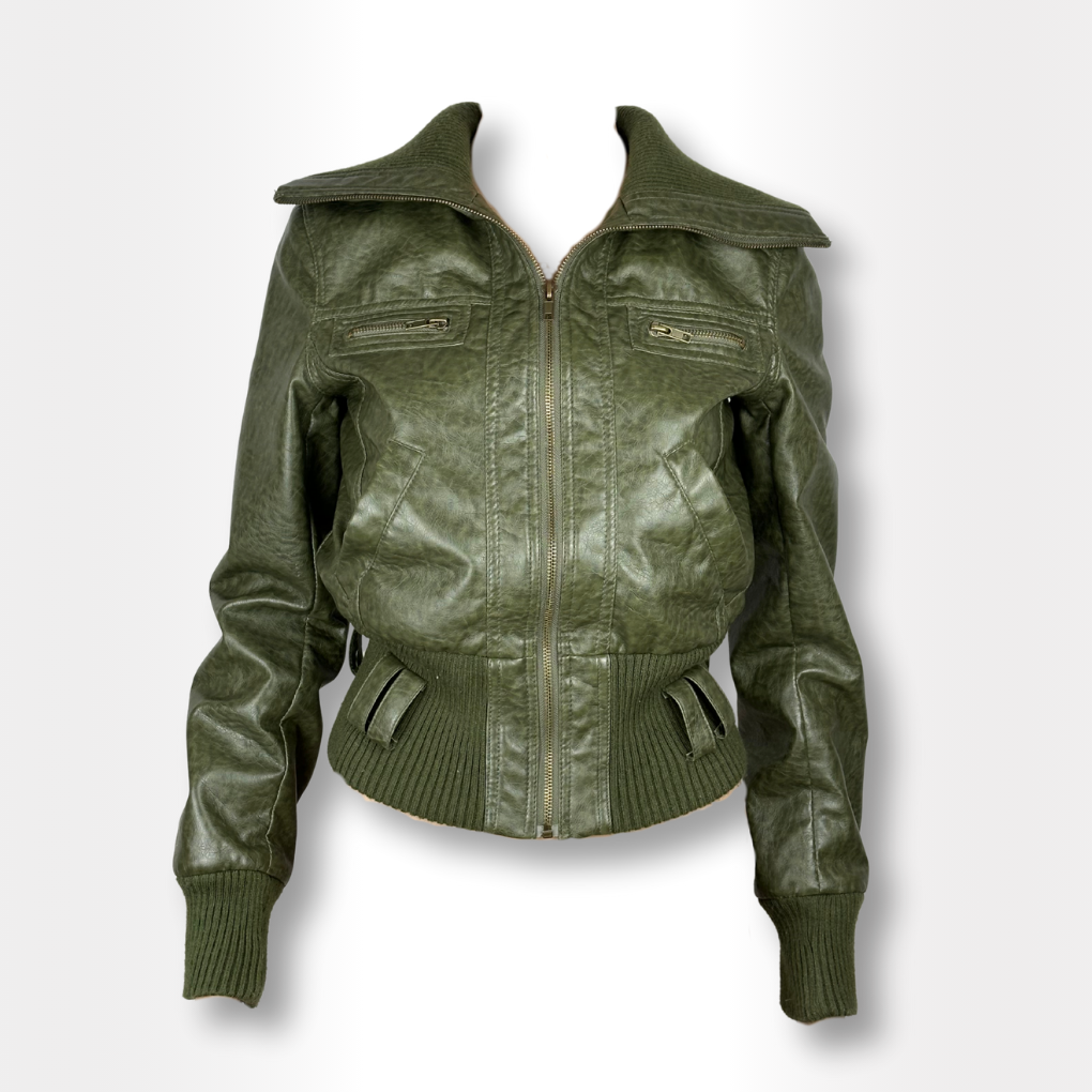 Green Leather Jacket