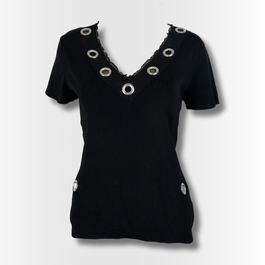 Eyelet Tee