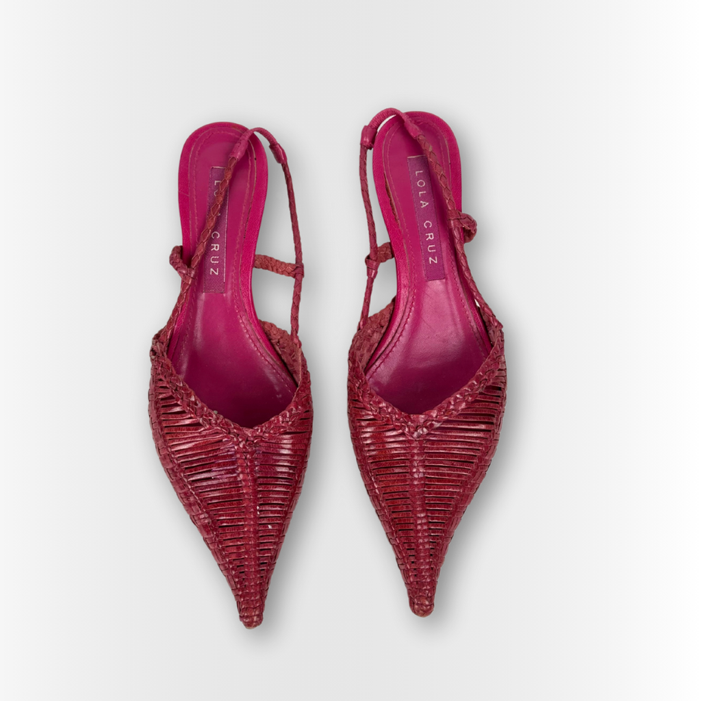 Cerise Kitten Heels
