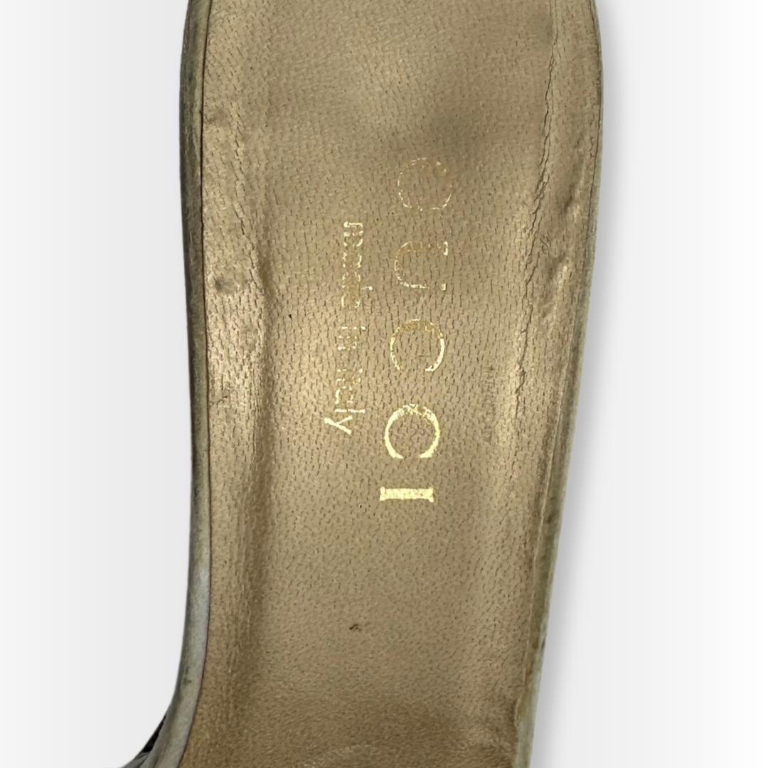 Gucci Zebra Mules