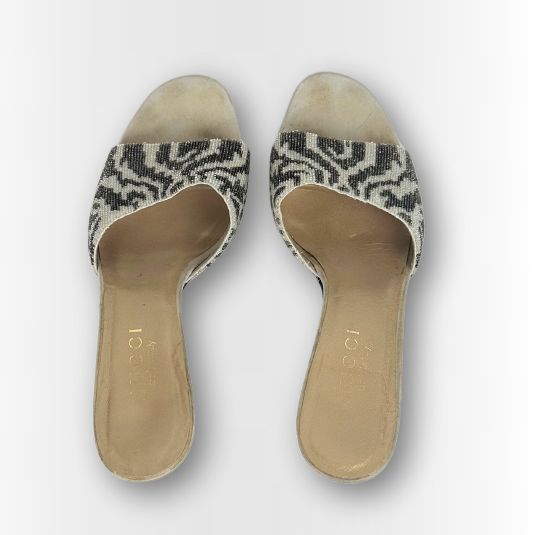 Gucci Zebra Mules