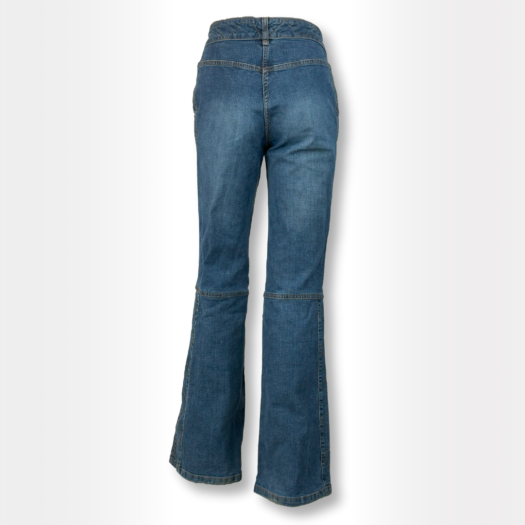 Buckle Bootcut Jeans