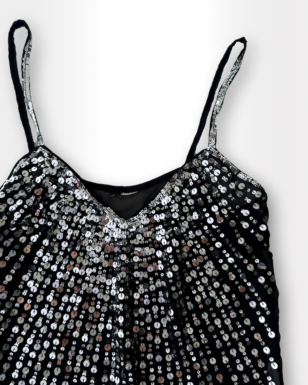 Mesh Sequin Top