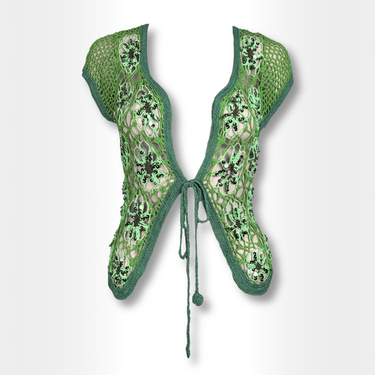Green Sequin Bolero