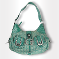 Green Guess Tote